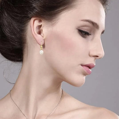 925 Silver, Freshwater Pearl Earrings, Women's Earrings for Girls, Fashion, Luxury, Daily Wear, Dating, Celebration, Gift for Mo